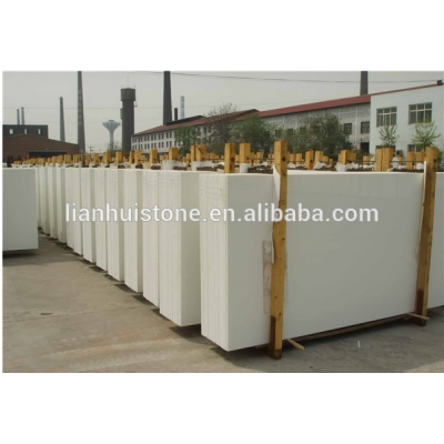 large glass stones absolute white crystal stone slab , White wall covering