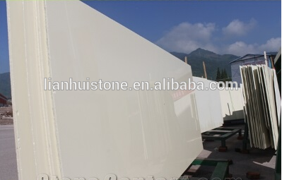 nano glass 3rd generation nano crystal white glass stone Slab