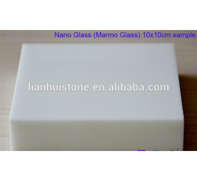 High quality artificial panel Polished White Nano Crystal Glass Stone tile